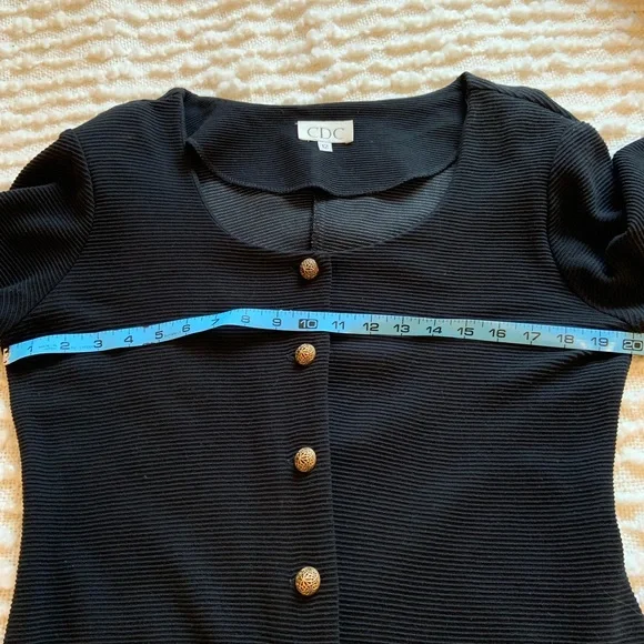 CDC Ribbed Long Sleeve Dress - Picture 5 of 8